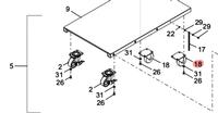  KM0-M3741-00 CASTER 63 YAMAHA 